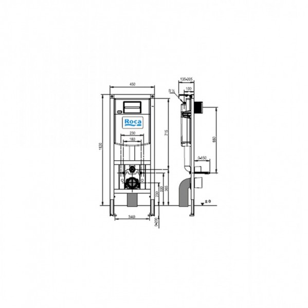 СТРУКТУРА ЗА ВГРАЖДАНЕ DUPLO NEO A890030020 ROCA