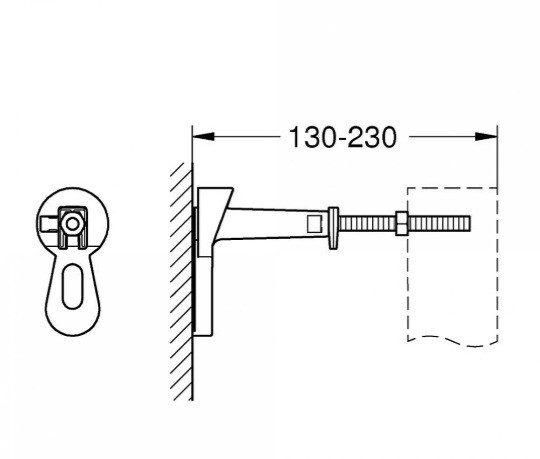 КОМПЛЕКТ СТРУКТУРА ЗА ВГРАЖДАНЕ RAPID SL И ПЛАНКИ 2 В 1 GROHE