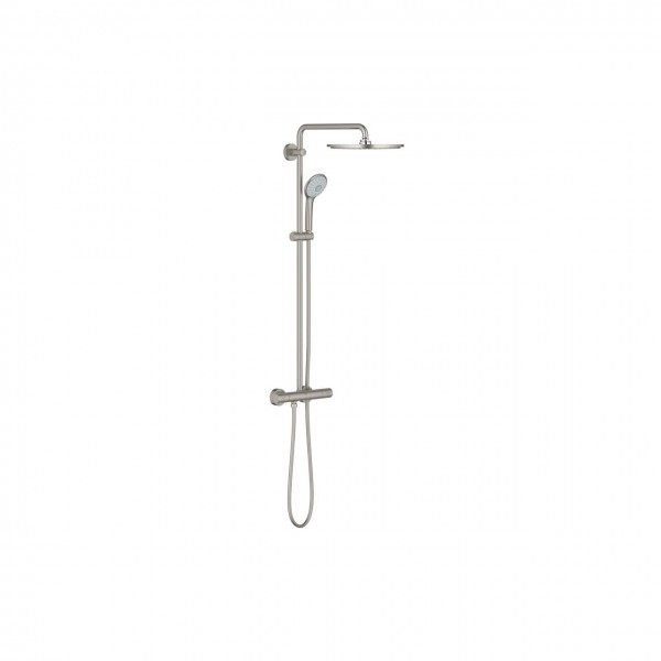 ДУШ СИСТЕМА С ТЕРМОСТАТ EUPHORIA SYSTEM 310 SUPERSTEEL 26075DC0 GROHE
