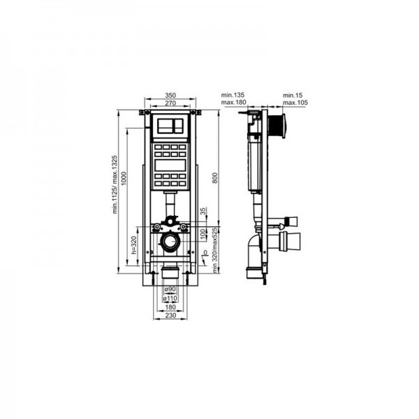 СТРУКТУРА ЗА ВГРАЖДАНЕ ECO COMPACT WQ5F80400041003 FAYANS