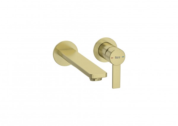 ВГРАДЕН СМЕСИТЕЛ ЗА УМИВАЛНИК TARGA BRUSHED BRASS A5A355FVA0 ROCA