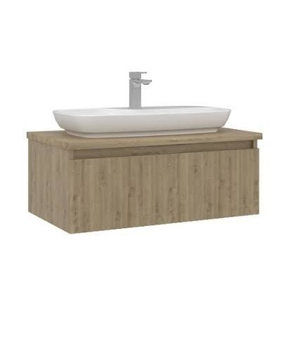 МЕБЕЛ ЗА БАНЯ LENTIA 80 CM ШКАФ МИВКА OAK ФОЛИО ORKA