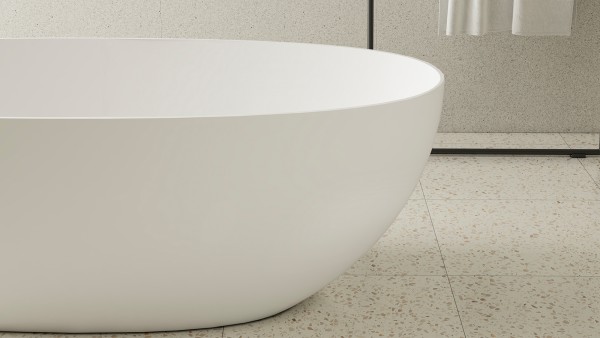 СВОБОДНОСТОЯЩА ВАНА LAGO MATE WHITE SOLID 150/72 СМ ZENON