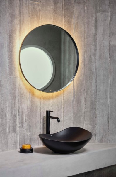 УМИВАЛНИК ЗА ВЪРХУ ПЛОТ RUY OHTAKE BLACK MATT 625/385 ММ A327A1P080 ROCA