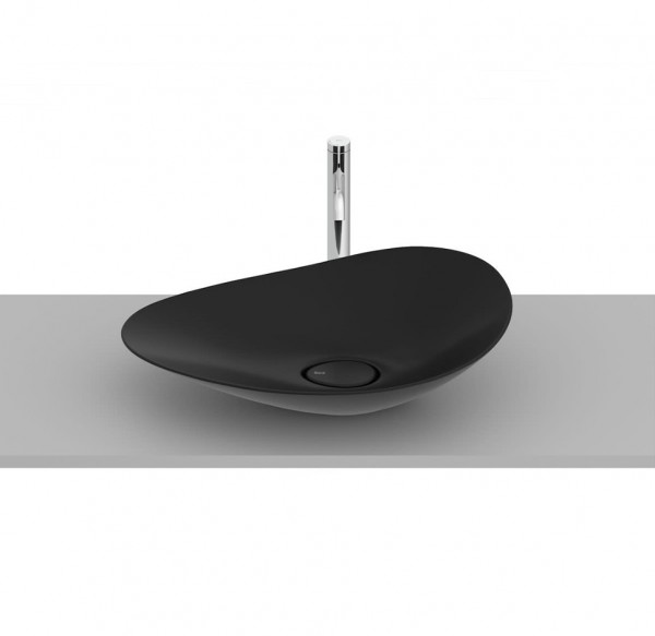 УМИВАЛНИК ЗА ВЪРХУ ПЛОТ RUY OHTAKE BLACK MATT 625/385 ММ A327A1P080 ROCA