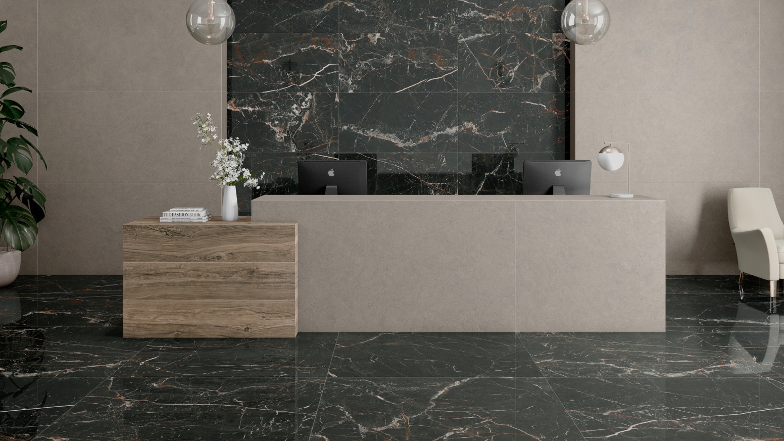 ГРАНИТОГРЕС CR. LUX LAURANTS BROWN POLISH RECT. 120/260 СМ  6MM PAMESA