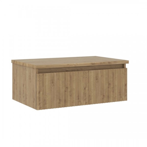 МЕБЕЛ ЗА БАНЯ ДОЛЕН ШКАФ LENTIA 80 CM OAK PVC ФОЛИО ORKA