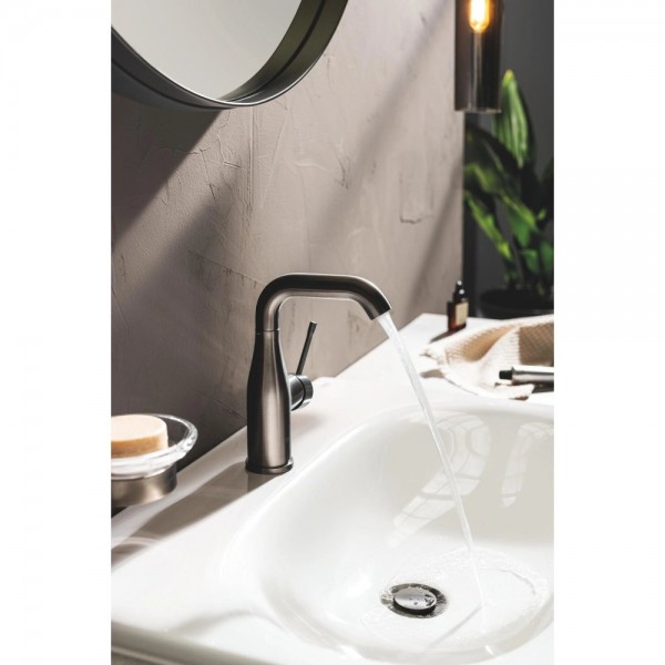 СМЕСИТЕЛ ЗА УМИВАЛНИК ESSENCE M SIZE BRUSHED HARD GRAPHITE 24173AL1 GROHE