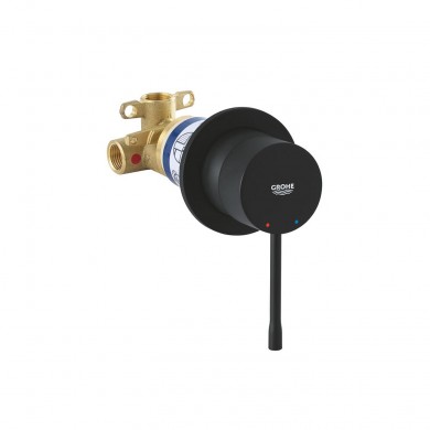 СМЕСИТЕЛ ЗА ВГРАЖДАНЕ ЗА ДУШ С ТЯЛО ЗА ВГРАЖДАНЕ ESSENCE BLACK MATT 29197KF0 GROHE