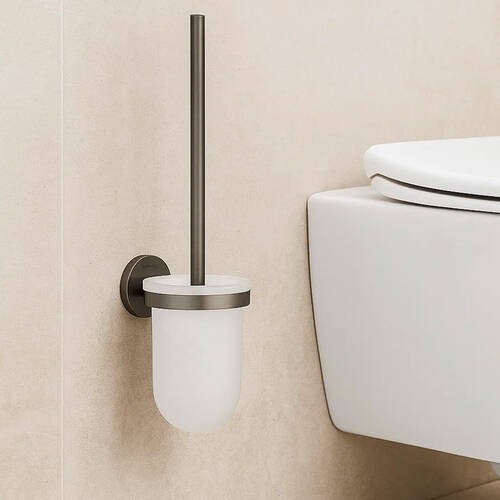 ПОСТАВКА ЗА ТОАЛЕТНА ЧЕТКА ESSENTIALS BRUSHED HARD GRAPHITE 40374AL1 GROHE
