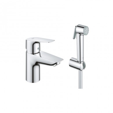 СМЕСИТЕЛ ЗА УМИВАЛНИК С ХИГИЕНЕН ДУШ BAU EDGE 23757001 GROHE