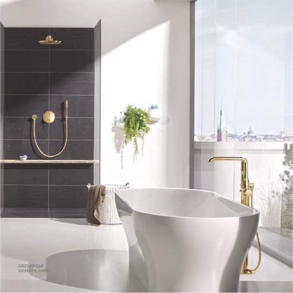 СВОБОДНОСТОЯЩ СМЕСИТЕЛ ЗА ВАНА ESSENCE BRUSHED COOL SUNRISE 23491GN1 GROHE