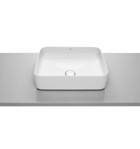 УМИВАЛНИК ЗА ВЪРХУ ПЛОТ INSPIRA SQUARE БЯЛ 500/370 MM A327530000 ROCA