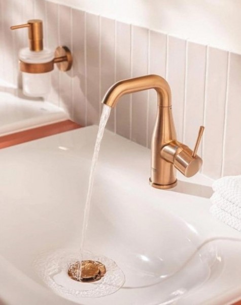СМЕСИТЕЛ ЗА УМИВАЛНИК PRO ESSENCE M SIZE BRUSHED WARM SUNSET 24173DL1 GROHE