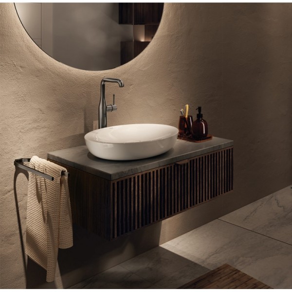 СМЕСИТЕЛ ЗА УМИВАЛНИК ESSENCE XL SIZE BRUSHED HARD GRAPHITE 24170AL1 GROHE