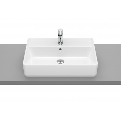 УМИВАЛНИК ЗА ВЪРХУ ПЛОТ GAP SQUARE  60/42 MM A3270MN000 ROCA
