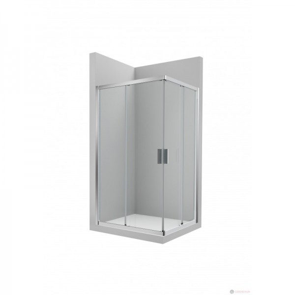 ДУШ ПАРАВАН С ПЛЪЗГАНЕ URA STANDARD 2L2 100/100/195 СМ ХРОМ AM16510012M+AM16510012M ROCA